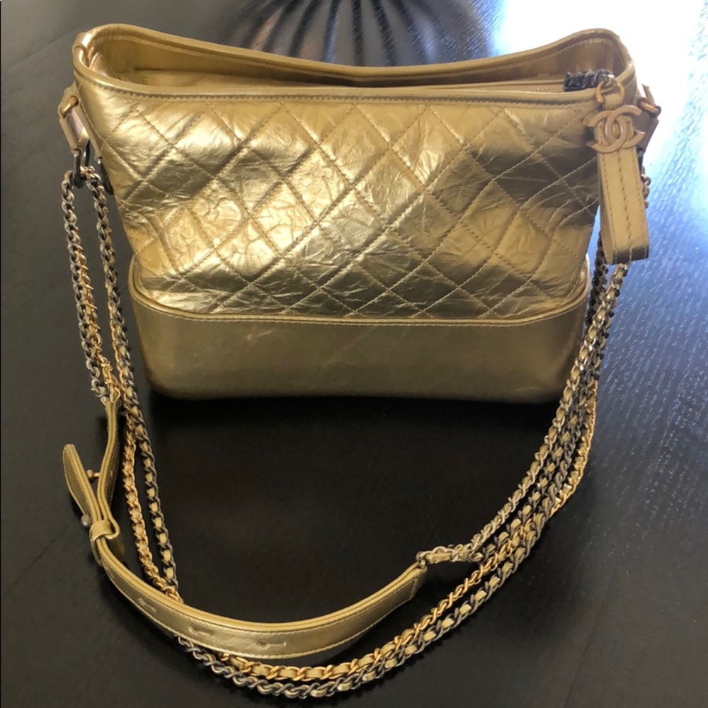 CHANEL Gabrielle Bag Gold